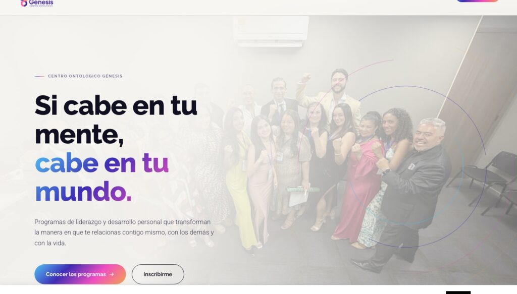 Sitio web de Centro Ontológico Génesis