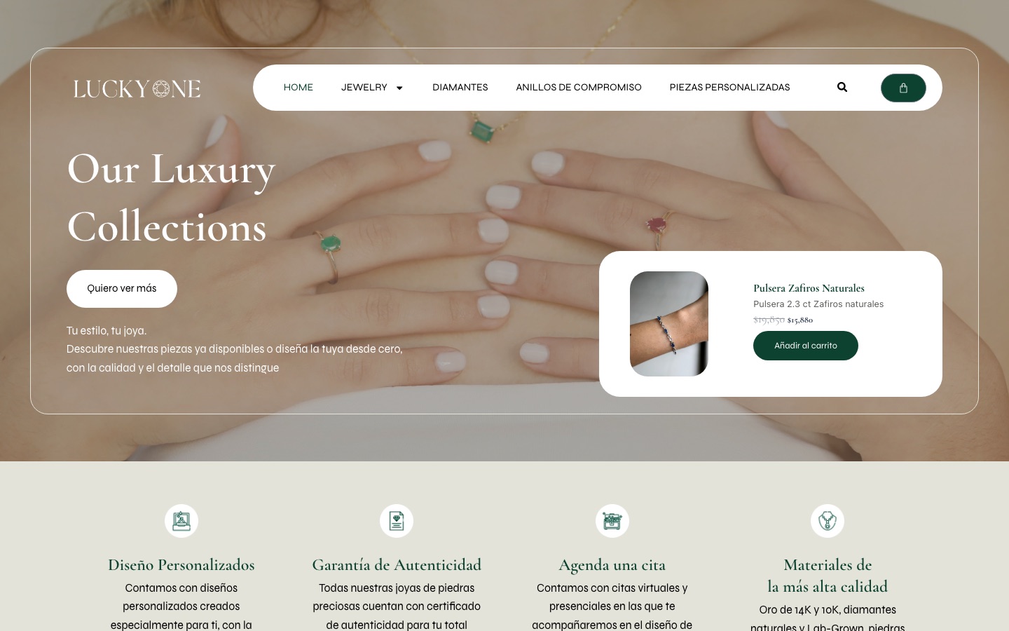 Tienda en línea de Lucky One Jewelry